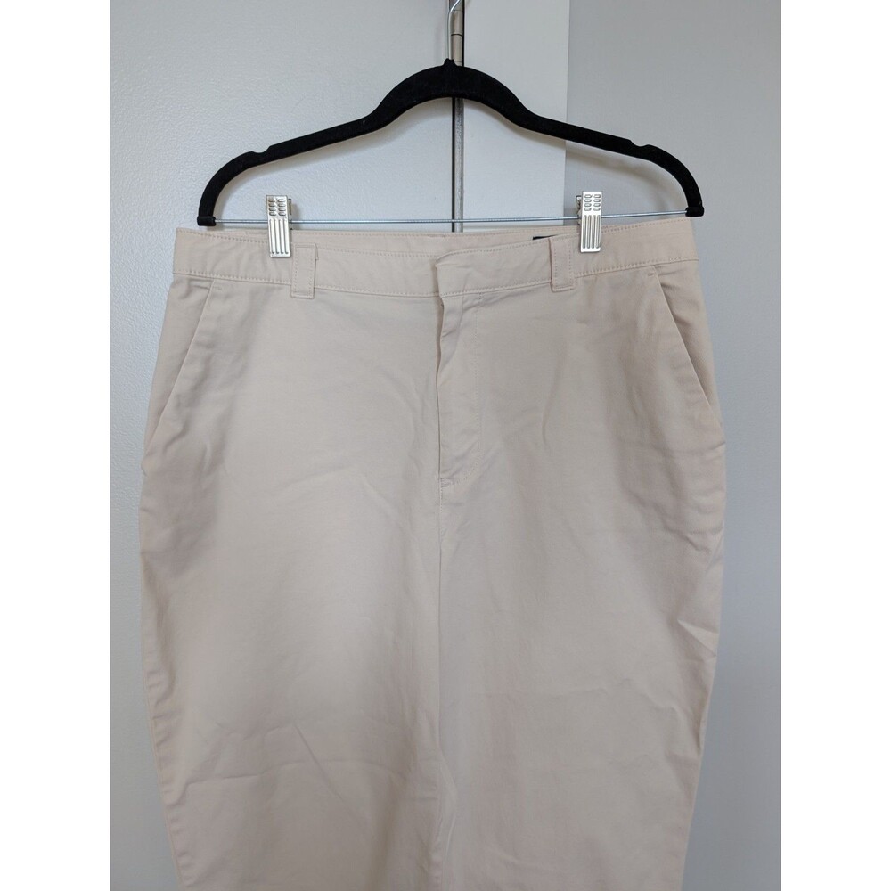 Gap Straight Up Khaki Pants Cream sz 12 - Picture 2 of 7